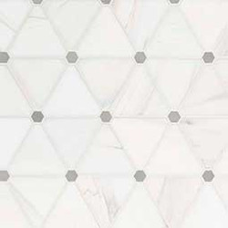 MSI Bianco Dolomite Pinwheel Marble Polished Mosaic SMOT-BIANDOL-PINWP